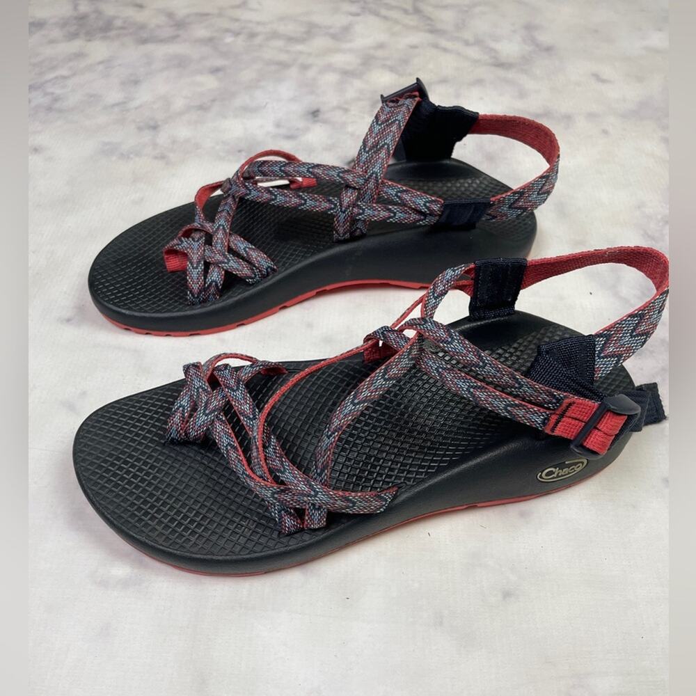 Chaco ZX/2 Motif Eclipse Strappy Toe Loop Sport Trail Sandals Sz 10 - Picture 4 of 8
